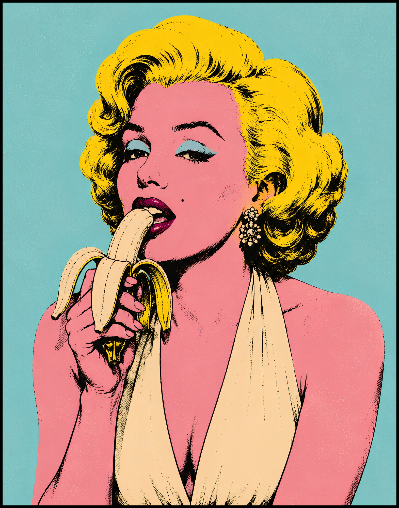 banana duct tape art by Tamassia Martins